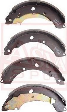 ASVA AKS-23101 - Brake Shoe Set autospares.lv