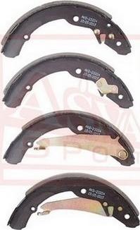 ASVA AKS-23204 - Brake Shoe Set autospares.lv