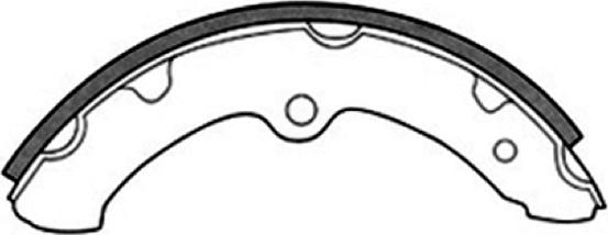 ASVA AKS-2297 - Brake Shoe Set autospares.lv