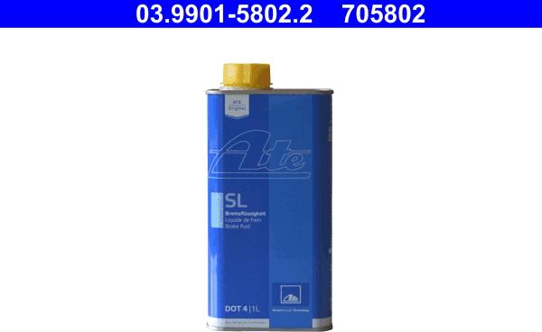 ATE 03.9901-5802.2 - Brake Fluid autospares.lv