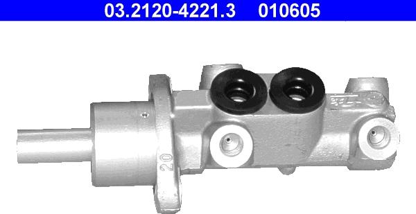 ATE 03.2120-4221.3 - Brake Master Cylinder autospares.lv