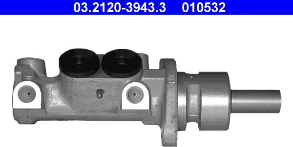 ATE 03.2120-3943.3 - Brake Master Cylinder autospares.lv