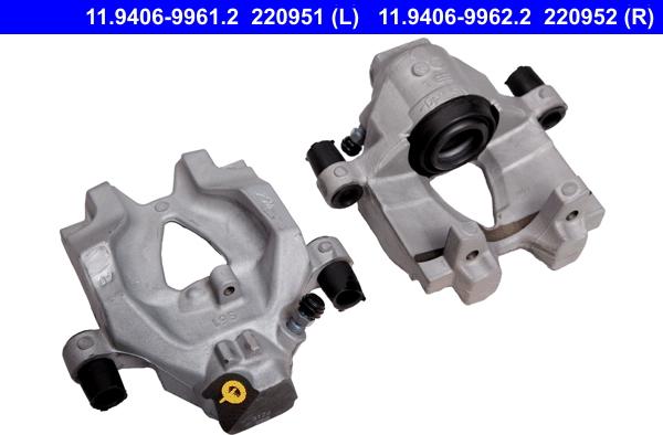 ATE 11.9406-9961.2 - Brake Caliper autospares.lv