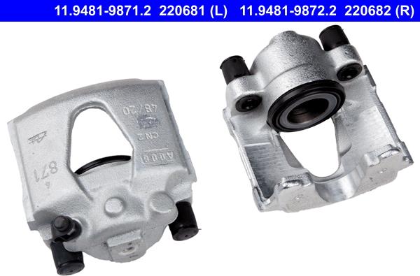 ATE 11.9481-9871.2 - Brake Caliper autospares.lv