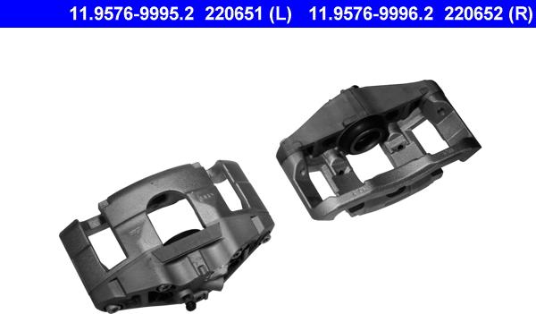 ATE 11.9576-9996.2 - Brake Caliper autospares.lv