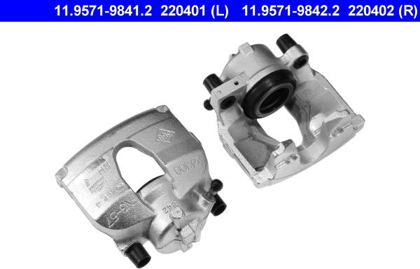 ATE 11.9571-9842.2 - Brake Caliper autospares.lv