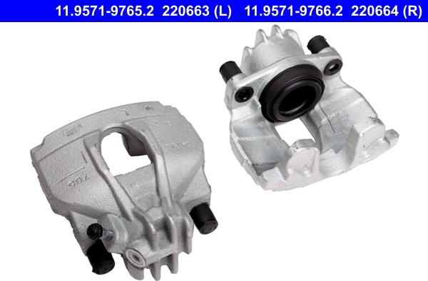 ATE 11.9571-9766.2 - Brake Caliper autospares.lv