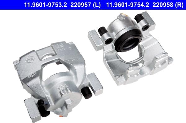 ATE 11.9601-9754.2 - Brake Caliper autospares.lv