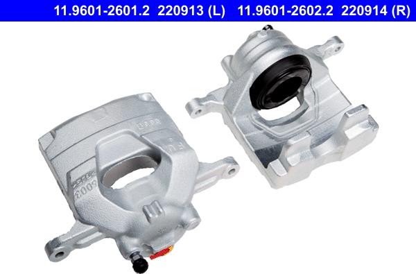 ATE 11.9601-2601.2 - Brake Caliper autospares.lv