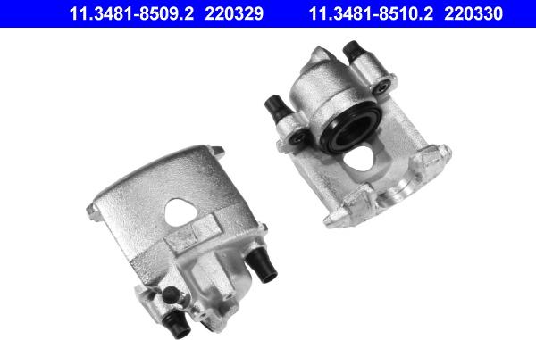 ATE 11.3481-8509.2 - Brake Caliper autospares.lv