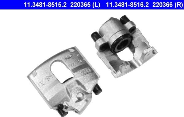 ATE 11.3481-8516.2 - Brake Caliper autospares.lv