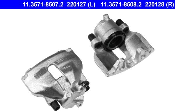 ATE 11.3571-8508.2 - Brake Caliper autospares.lv