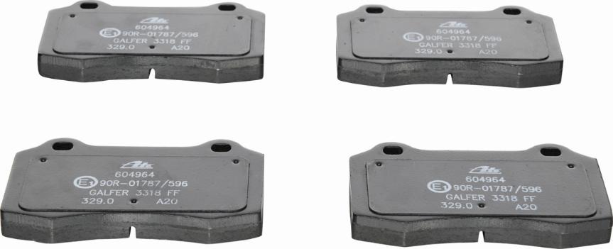 ATE 13.0460-4964.2 - Brake Pad Set, disc brake autospares.lv