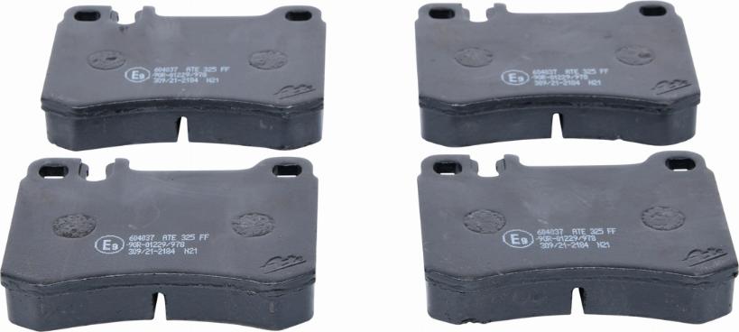 ATE 13.0460-4037.2 - Brake Pad Set, disc brake autospares.lv