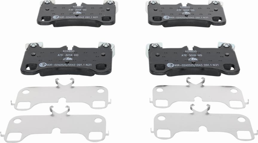 ATE 13.0460-4850.2 - Brake Pad Set, disc brake autospares.lv