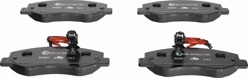 ATE 13.0460-4857.2 - Brake Pad Set, disc brake autospares.lv