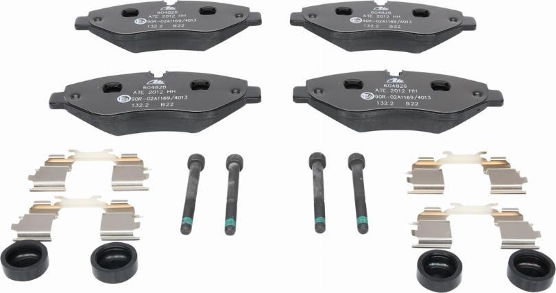 ATE 13.0460-4826.2 - Brake Pad Set, disc brake autospares.lv