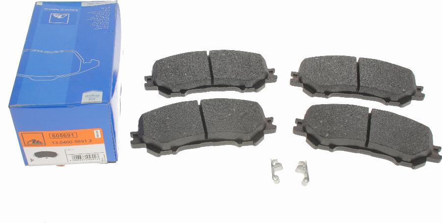 ATE 13.0460-5691.2 - Brake Pad Set, disc brake autospares.lv