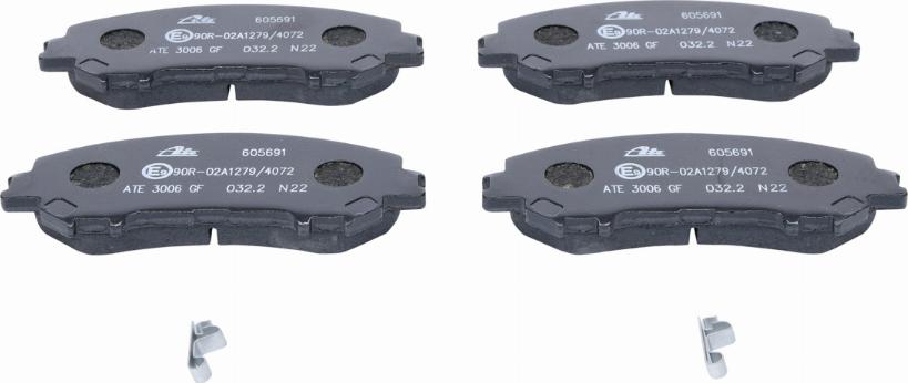 ATE 13.0460-5691.2 - Brake Pad Set, disc brake autospares.lv