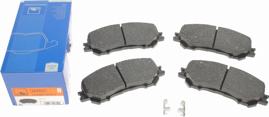 ATE 13.0460-5652.2 - Brake Pad Set, disc brake autospares.lv