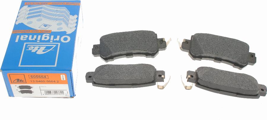 ATE 13.0460-5664.2 - Brake Pad Set, disc brake autospares.lv