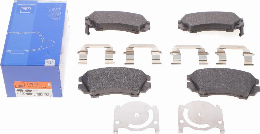 ATE 13.0460-5612.2 - Brake Pad Set, disc brake autospares.lv