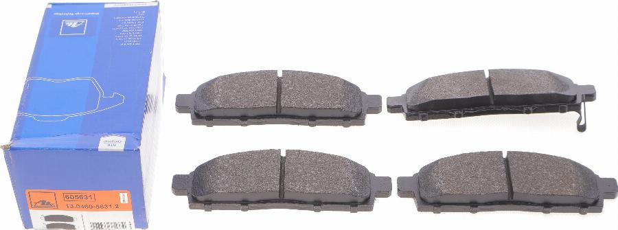 ATE 13.0460-5631.2 - Brake Pad Set, disc brake autospares.lv