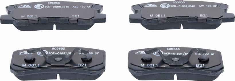 ATE 13.0460-5855.2 - Brake Pad Set, disc brake autospares.lv