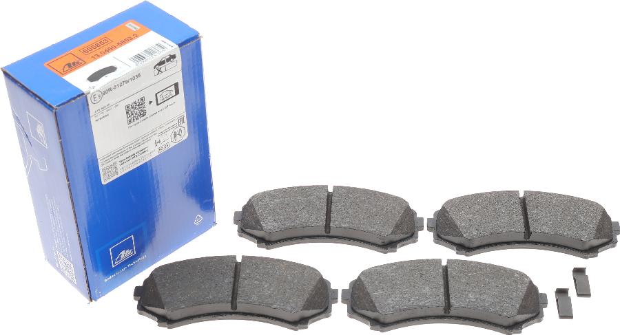 ATE 13.0460-5853.2 - Brake Pad Set, disc brake autospares.lv