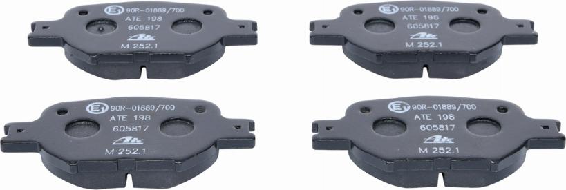 ATE 13.0460-5817.2 - Brake Pad Set, disc brake autospares.lv