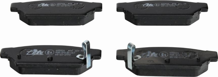 ATE 13.0460-5826.2 - Brake Pad Set, disc brake autospares.lv