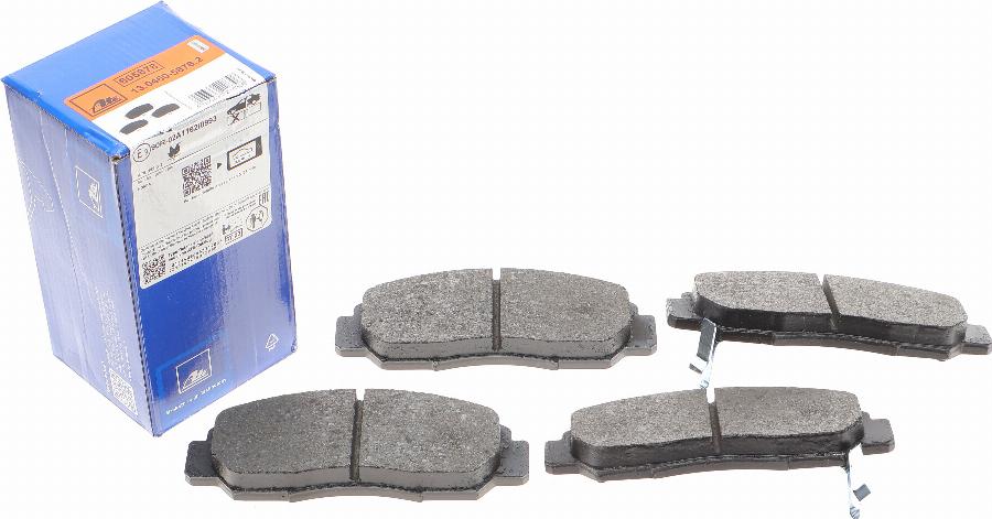 ATE 13.0460-5878.2 - Brake Pad Set, disc brake autospares.lv