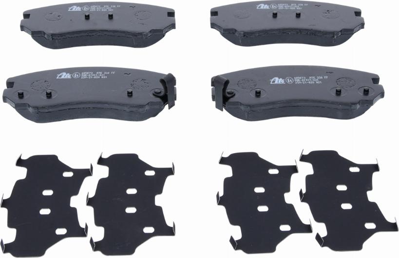 ATE 13.0460-5873.2 - Brake Pad Set, disc brake autospares.lv