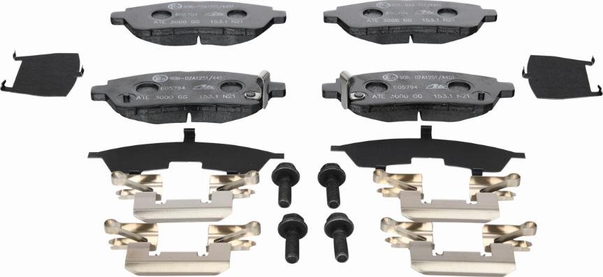 ATE 13.0460-5794.2 - Brake Pad Set, disc brake autospares.lv