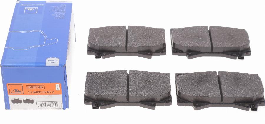 ATE 13.0460-5746.2 - Brake Pad Set, disc brake autospares.lv