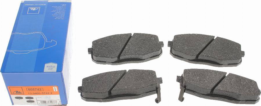 ATE 13.0460-5742.2 - Brake Pad Set, disc brake autospares.lv