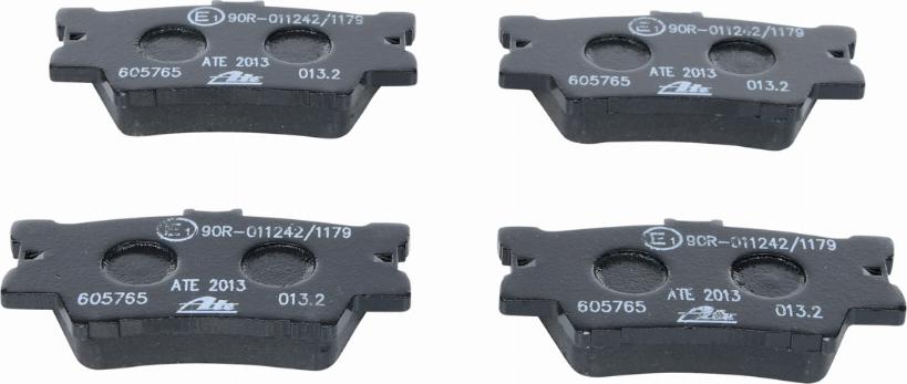 ATE 13.0460-5765.2 - Brake Pad Set, disc brake autospares.lv