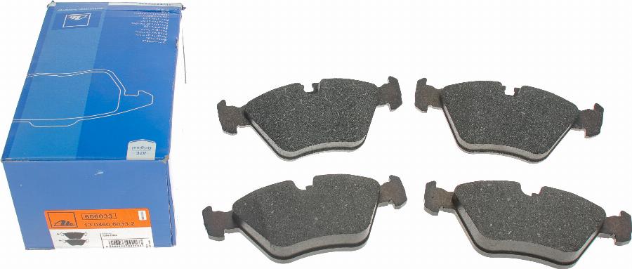 ATE 13.0460-6033.2 - Brake Pad Set, disc brake autospares.lv