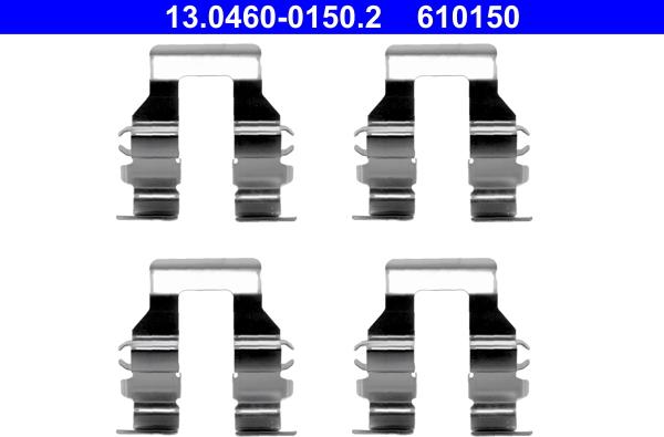 ATE 13.0460-0150.2 - Accessory Kit for disc brake Pads autospares.lv