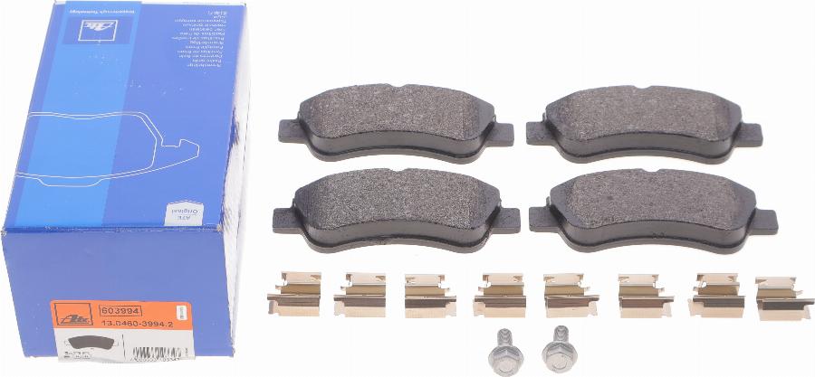 ATE 13.0460-3994.2 - Brake Pad Set, disc brake autospares.lv