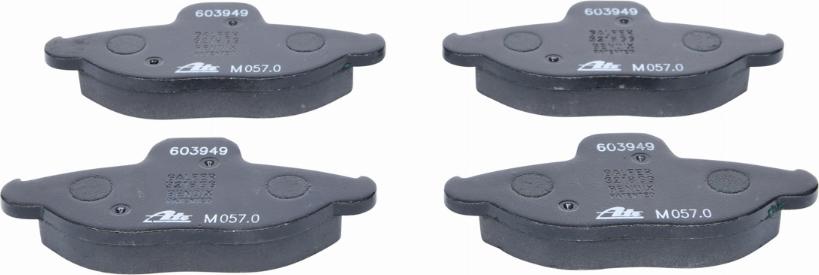 ATE 13.0460-3949.2 - Brake Pad Set, disc brake autospares.lv