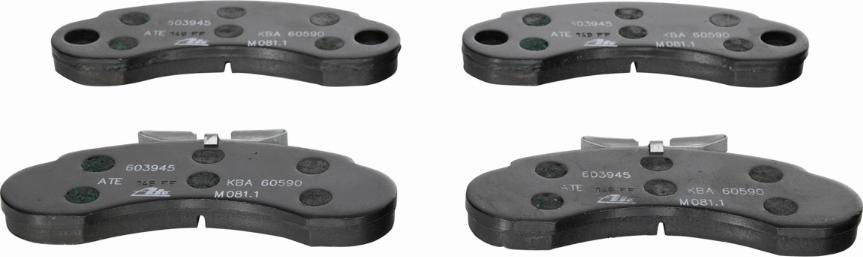 ATE 13.0460-3945.2 - Brake Pad Set, disc brake autospares.lv