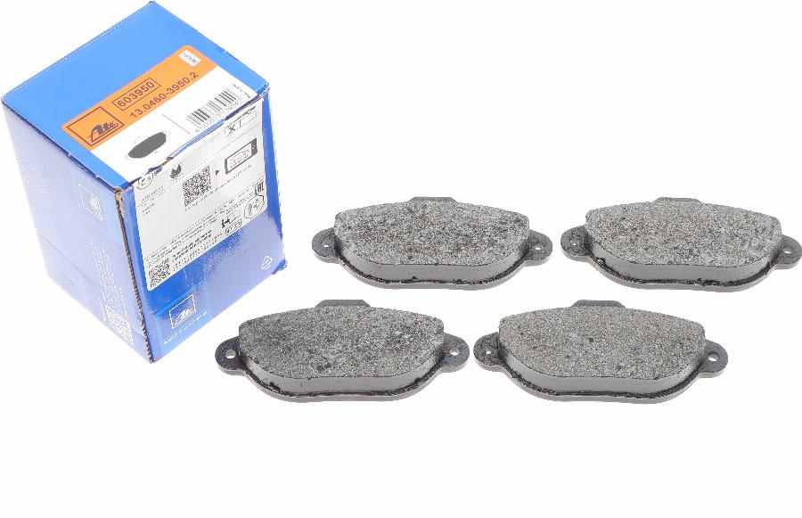 ATE 13.0460-3950.2 - Brake Pad Set, disc brake autospares.lv