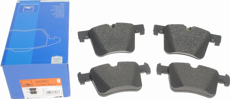 ATE 13.0460-3857.2 - Brake Pad Set, disc brake autospares.lv