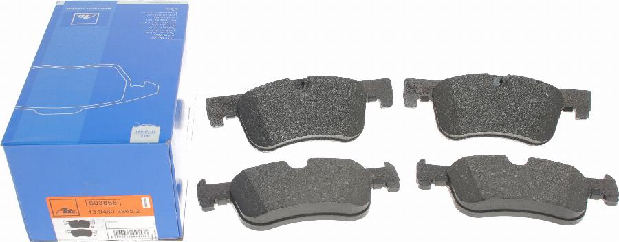 ATE 13.0460-3865.2 - Brake Pad Set, disc brake autospares.lv