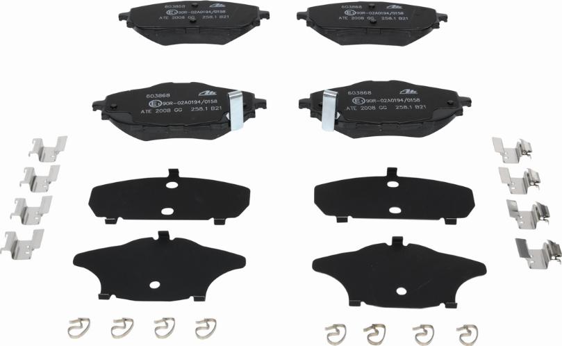 ATE 13.0460-3868.2 - Brake Pad Set, disc brake autospares.lv