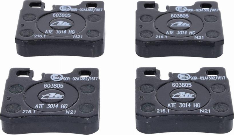 ATE 13.0460-3805.2 - Brake Pad Set, disc brake autospares.lv