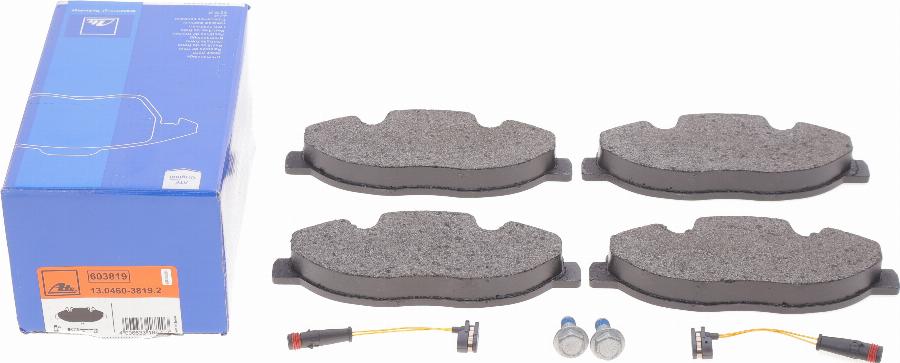 ATE 13.0460-3819.2 - Brake Pad Set, disc brake autospares.lv