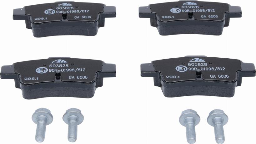 ATE 13.0460-3828.2 - Brake Pad Set, disc brake autospares.lv