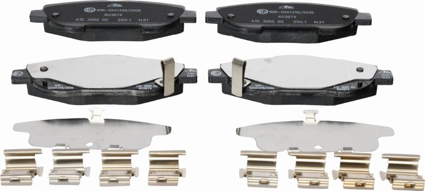 ATE 13.0460-3874.2 - Brake Pad Set, disc brake autospares.lv